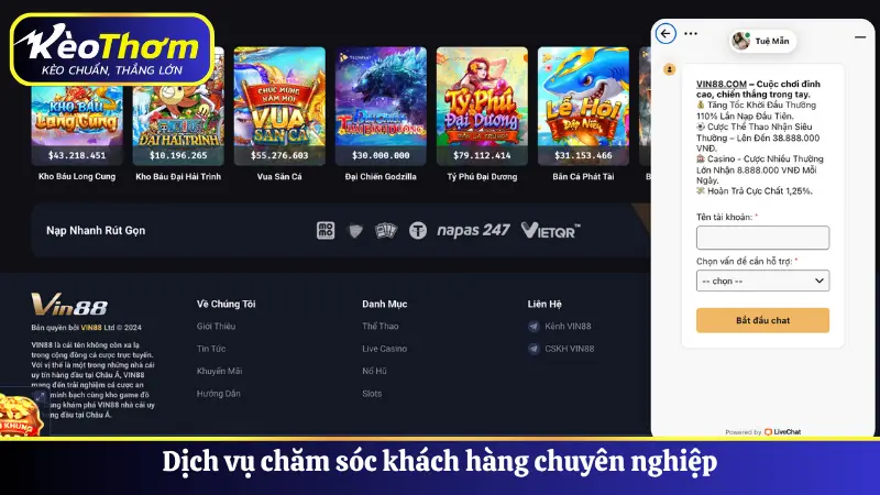 Dịch vụ chăm sóc khách hàng chuyên nghiệp