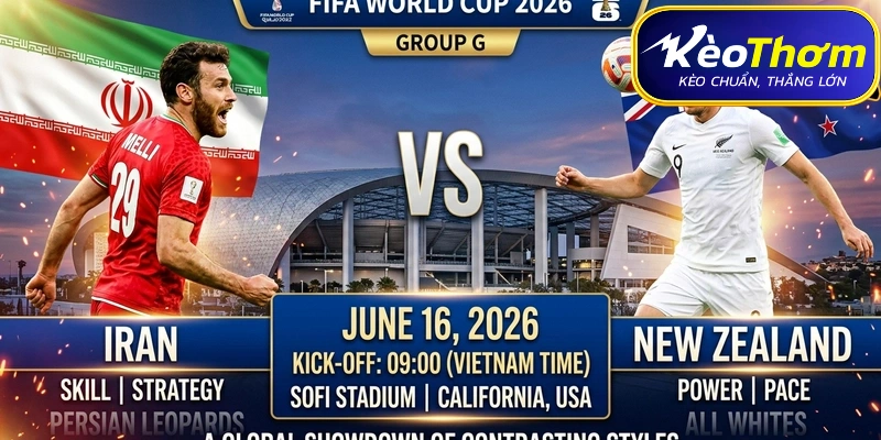 Iran vs New Zealand | Số Liệu Thống Kê Đối Đầu Đáng Chú Ý 4 Đội trưởng Chris Wood dẫn dắt các đồng đội New Zealand trong buổi tập tại California.
