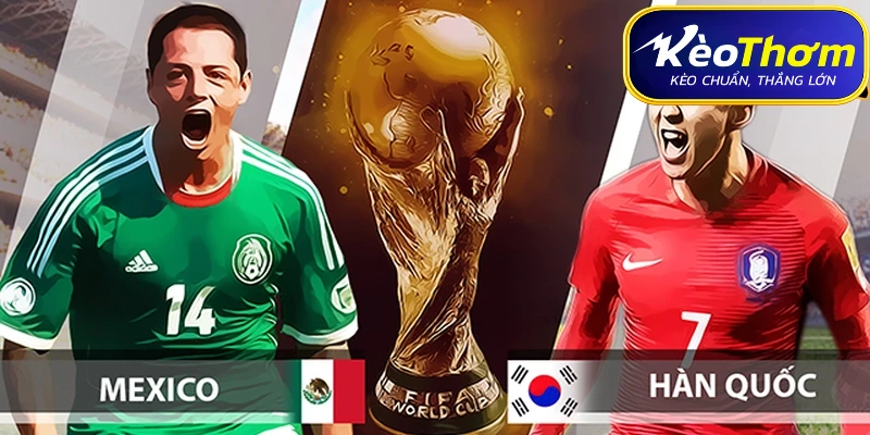 Mexico vs Hàn Quốc | Thành Tích Đối Đầu Qua Từng Giai Đoạn 5 Lịch sử đối đầu Mexico vs Hàn Quốc: Duyên nợ chồng chất