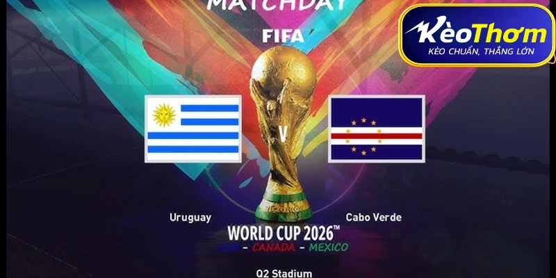 Uruguay vs Cabo Verde | Màn Chạm Trán Hấp Dẫn Tại World Cup 2026 6 Dự kiến sơ đồ chiến thuật tấn công 4-3-3 của Uruguay đối đầu khối phòng ngự của Cabo Verde.