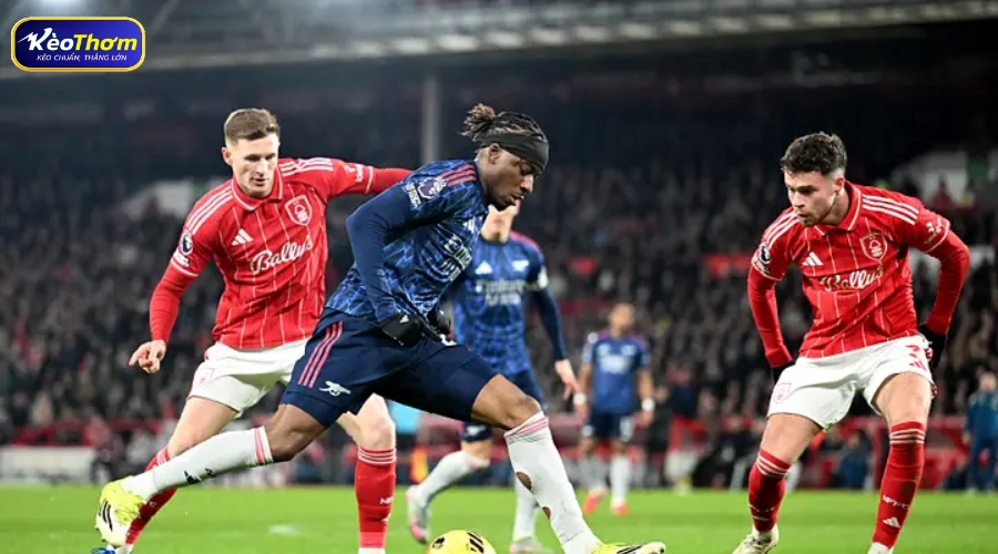 Diễn biến 5 trận gần nhất Arsenal gặp Nottingham Forest