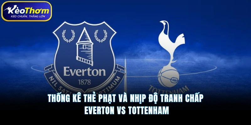 Thống kê thẻ phạt và nhịp độ tranh chấp Everton vs Tottenham